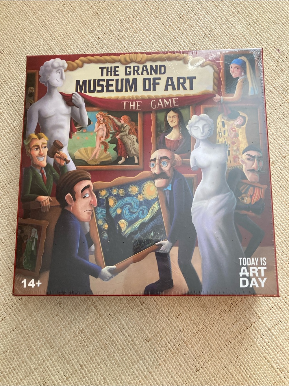 The Grand Museum of Art - Red Board Game by Today is Art Day NEW